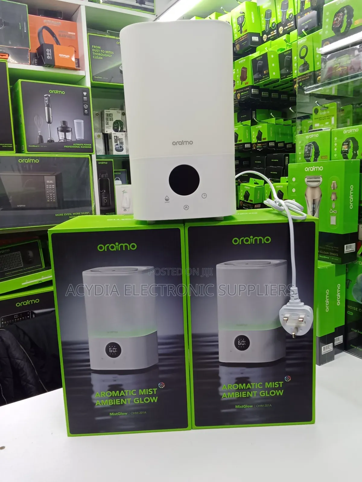 Oraimo MistGlow 3.2L Smart Humidifier With LED Display 7-Color