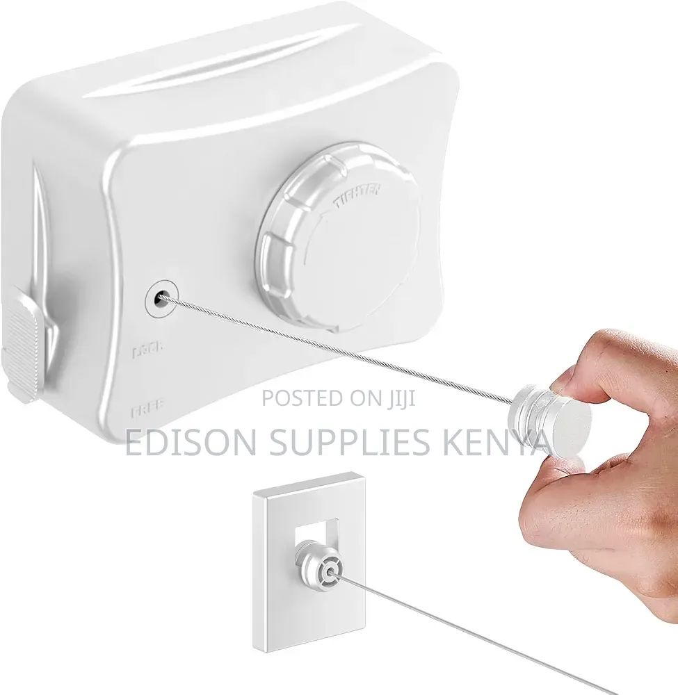 Retractable Clothes Line Extendable Cloth Line Dryer Hook