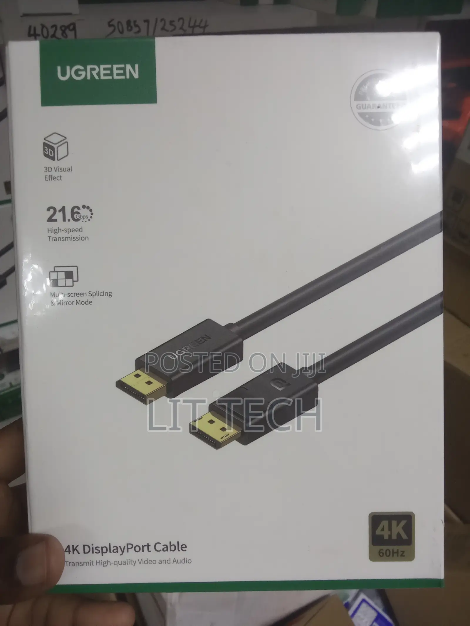 UGREEN 4K DisplayPort Male-to-Male 1m Cable (DP102) Ug-10244