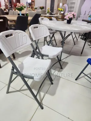 Folding Chair – Portable Plastic Event Chair With Metal Frame