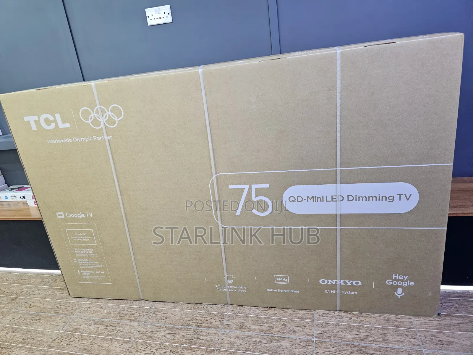 TCL 75inch P8l Premium Qd-Mini Led TV 4k Ultra Hd Onkyo 2.1 Dolby
