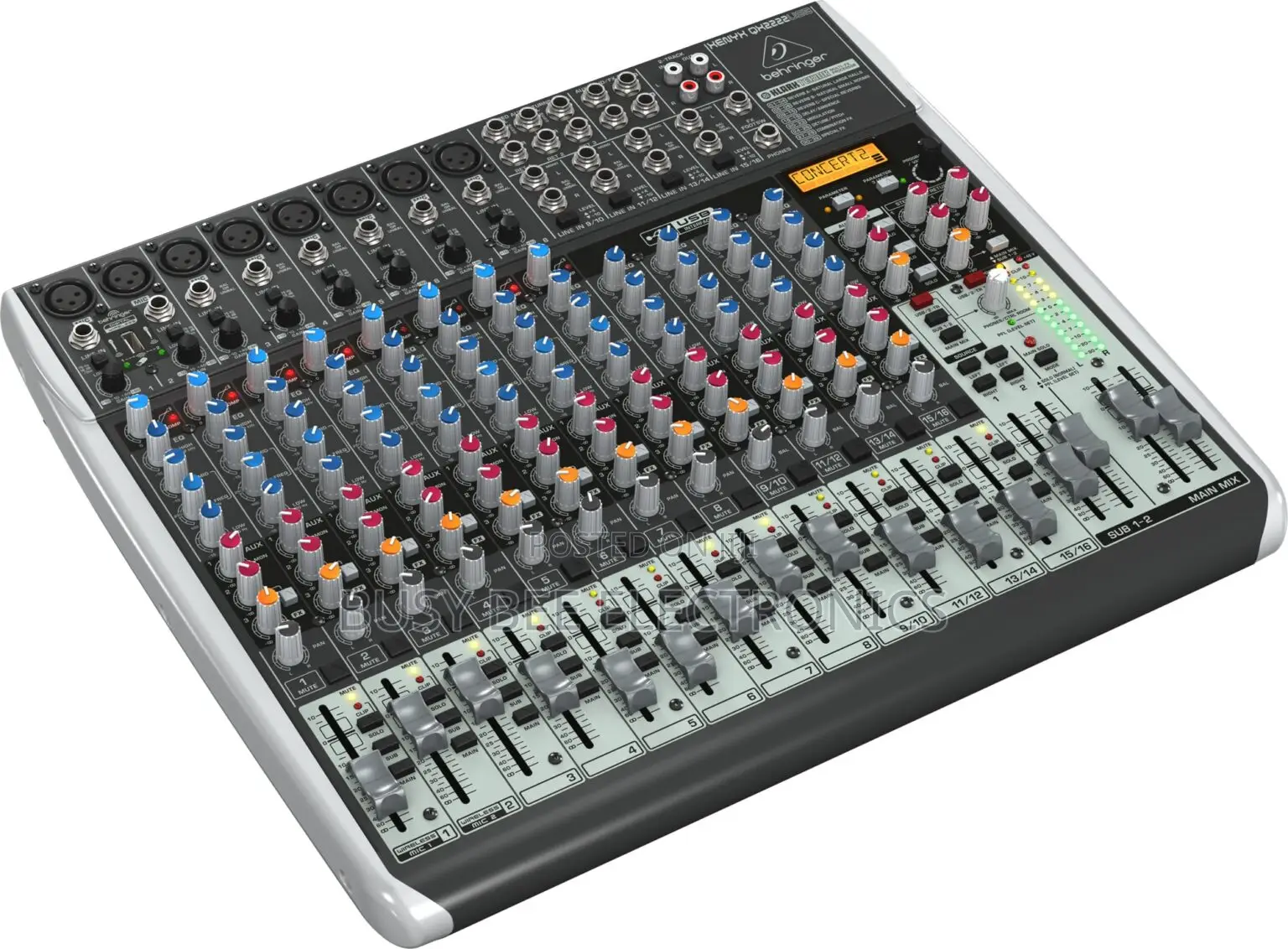 Behringer Xenyx X2222USB Mixer With USB and Effects