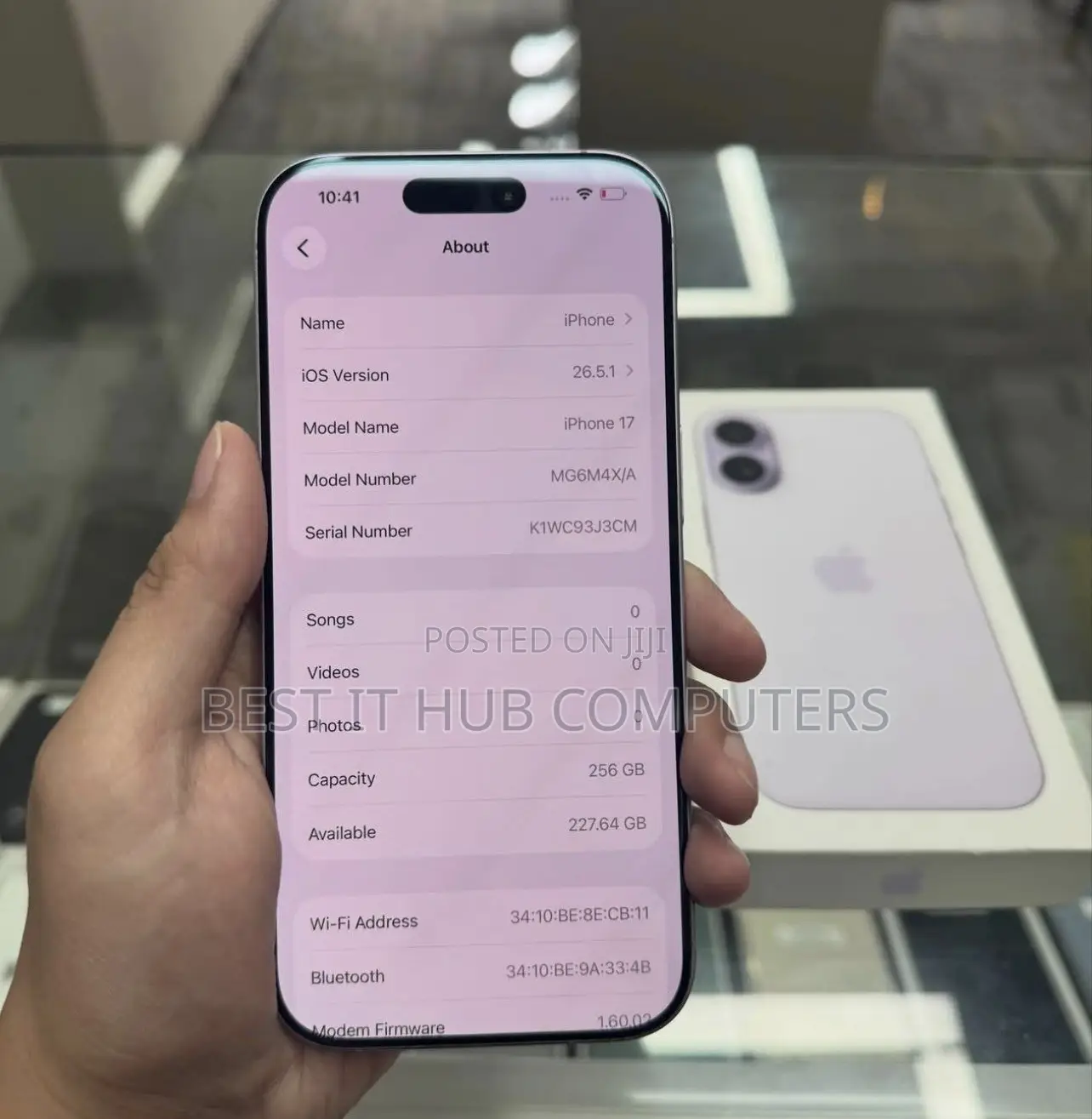 Apple iPhone 17 256 GB Purple