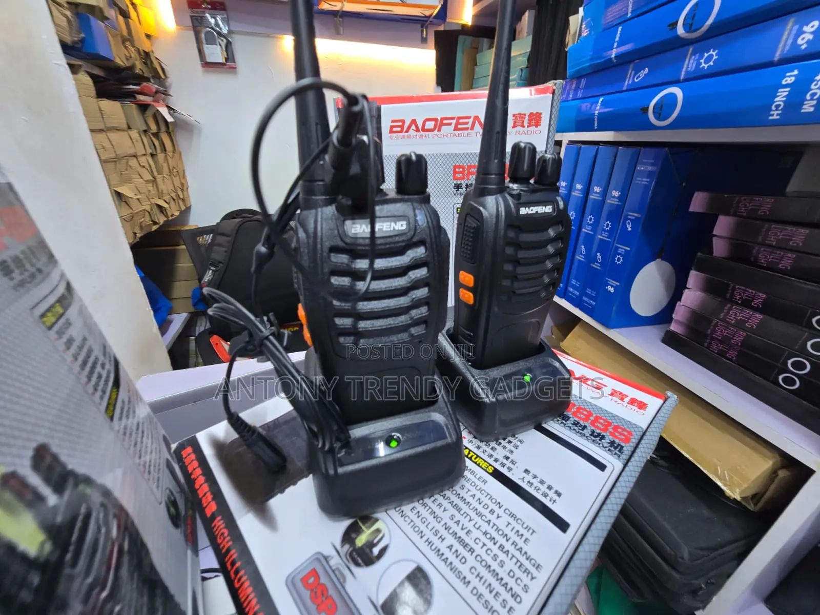 Baofeng BF-888S Two Way Radio Set of 2 With Charging Cradles