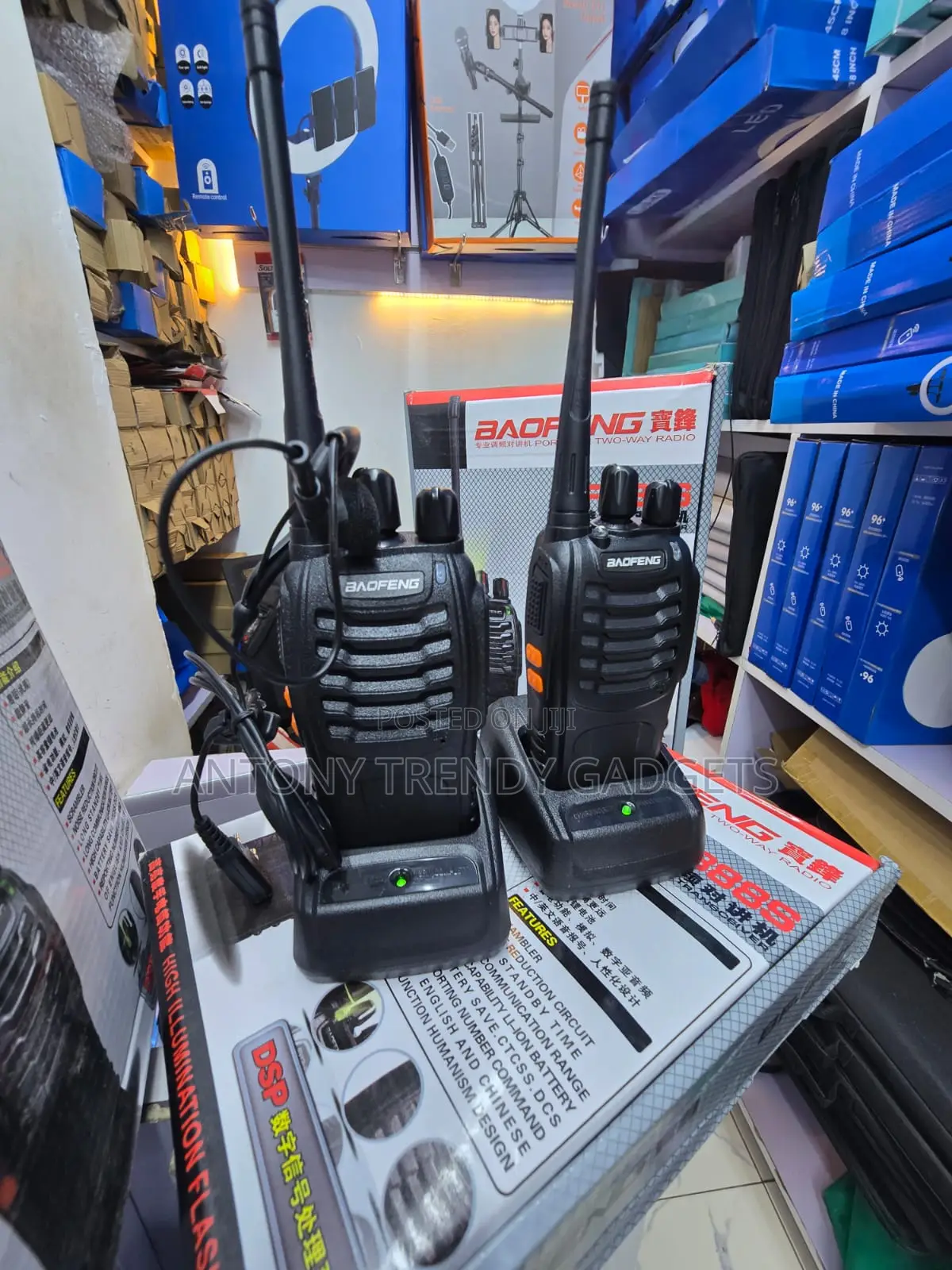 Baofeng BF-888S Two Way Radio Set of 2 With Charging Cradles