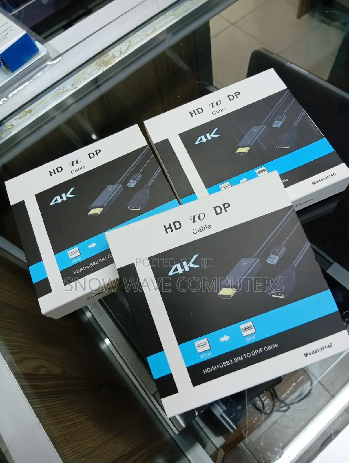 4k HD TO DP Cable, HDMI to Display Converter