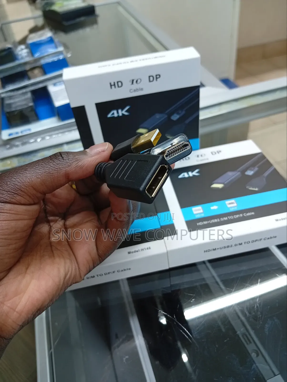 4k HD TO DP Cable, HDMI to Display Converter
