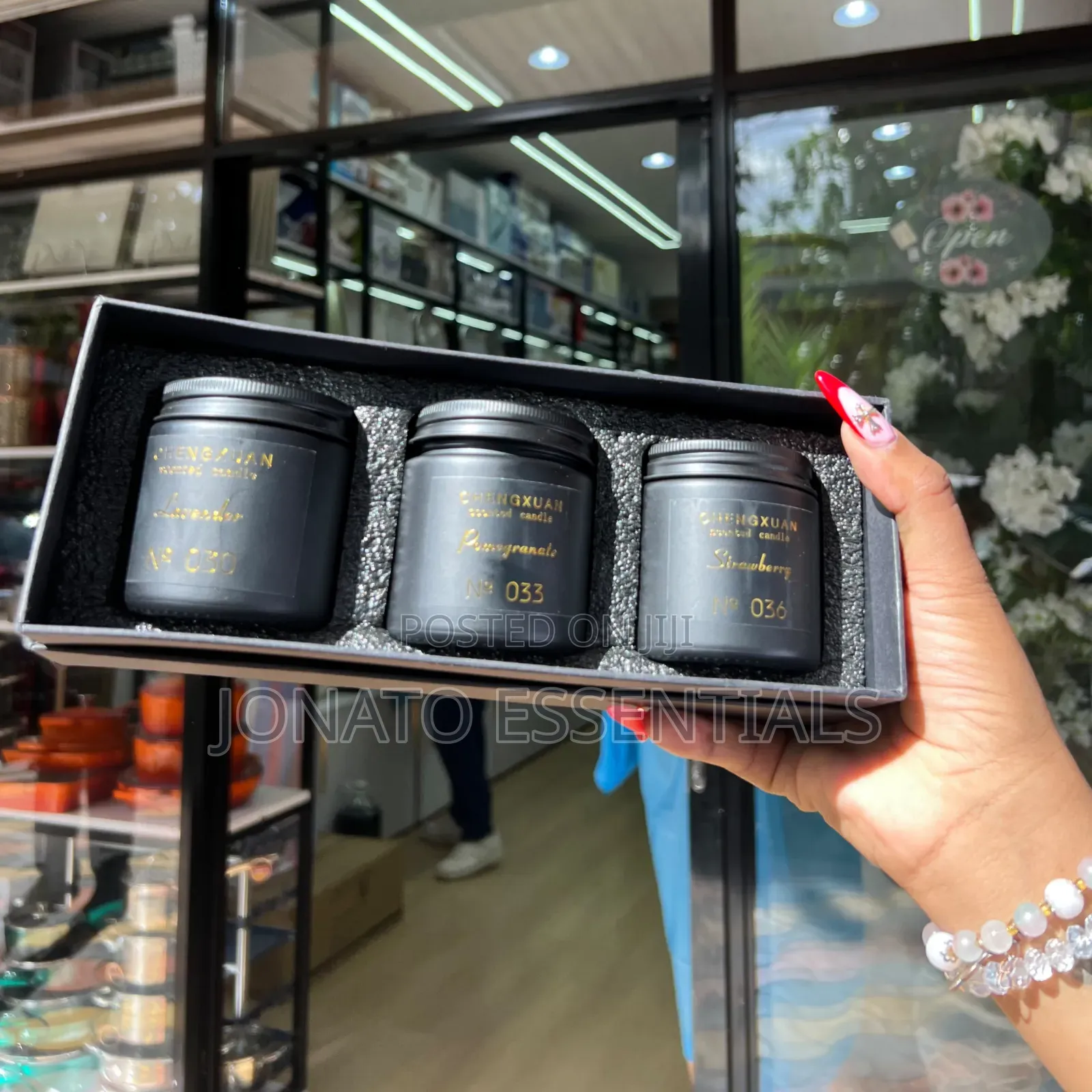 3 Pack Luxury Aromatherapy Scented Candles Jar Gift Set