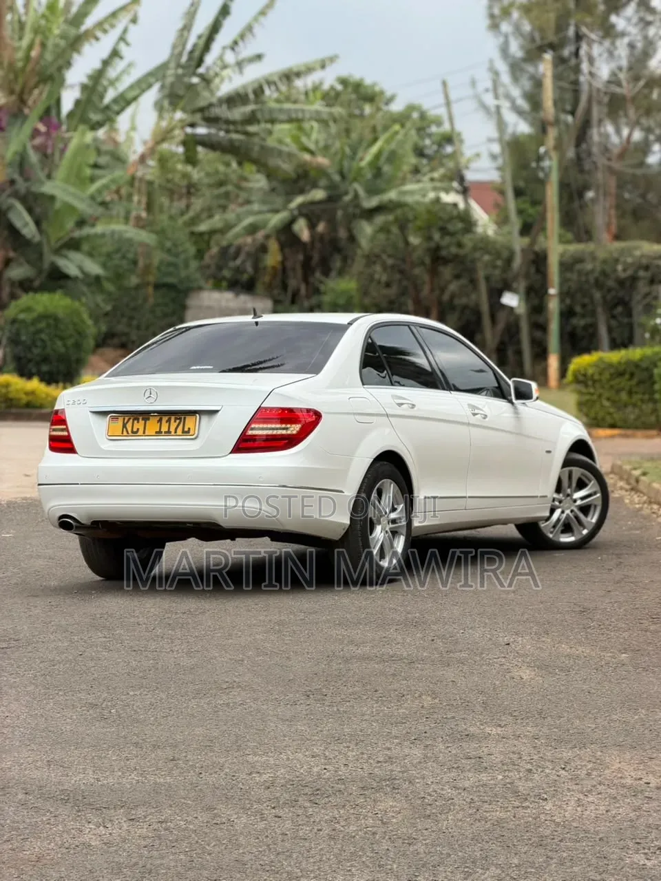 Mercedes-Benz C200 2012 White