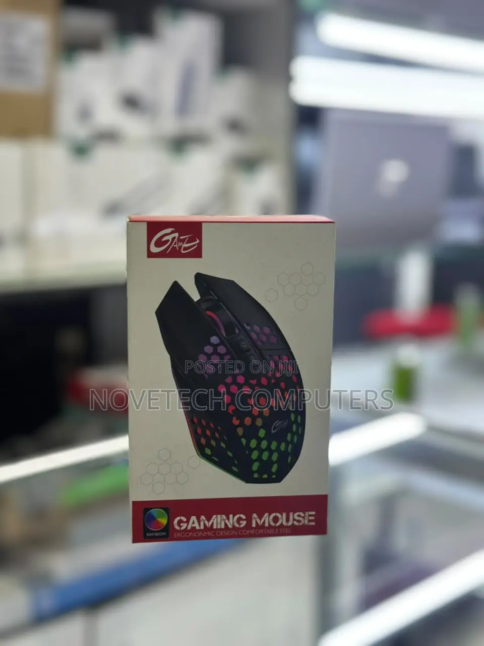 Wireless Gaming Mouse Rechargeable RGB LED Ergonomic Silent Mouse PC