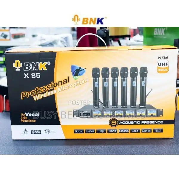 BNK X85 6 In1 Wireless Microphone