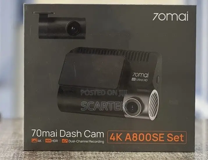 70mai Dash Cam 4K A800SE Set