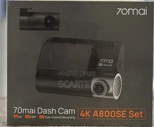 70mai Dash Cam 4K A800SE Set