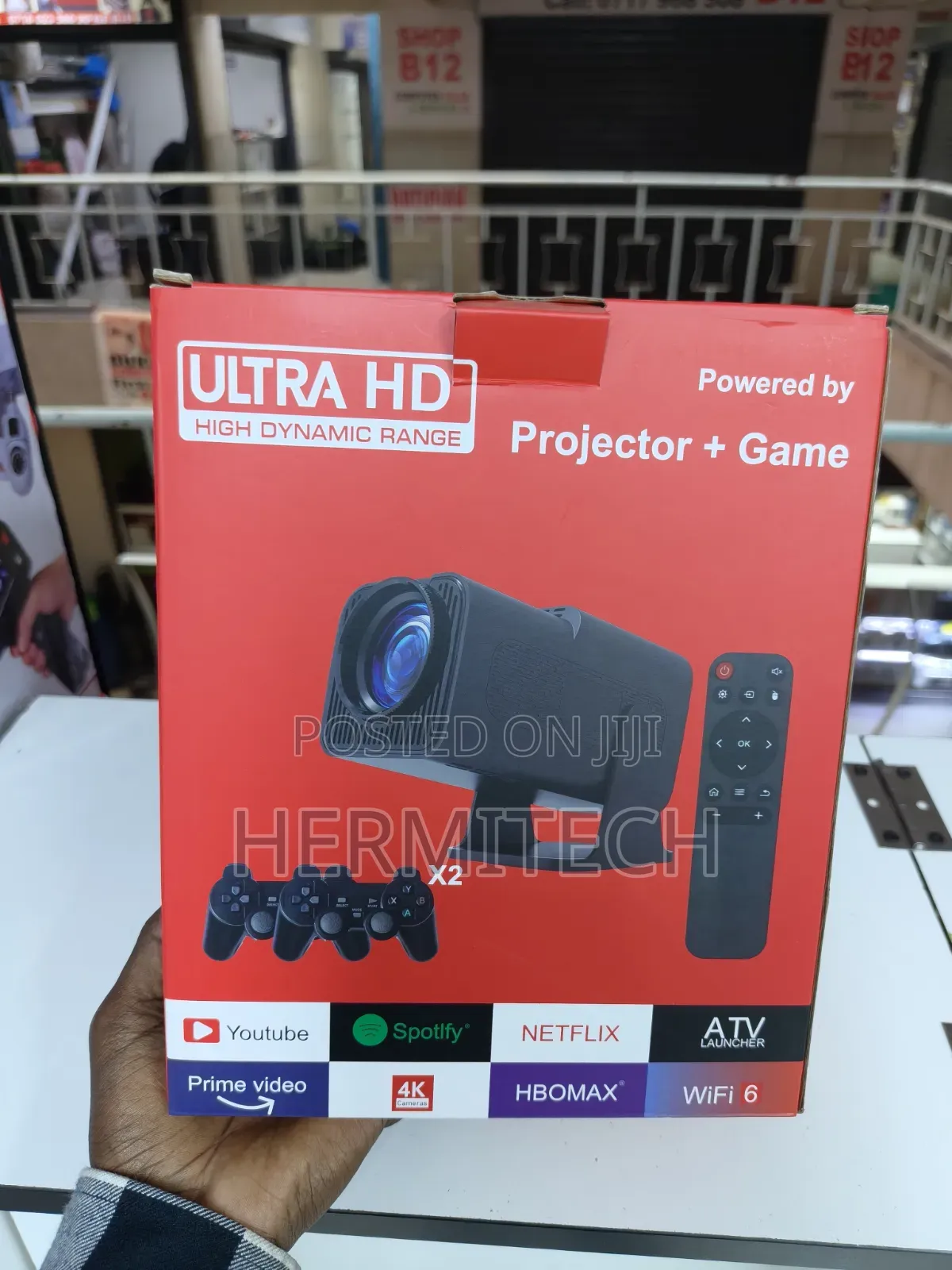 HY320 Pro Gaming Projector for Movies and Entertainment