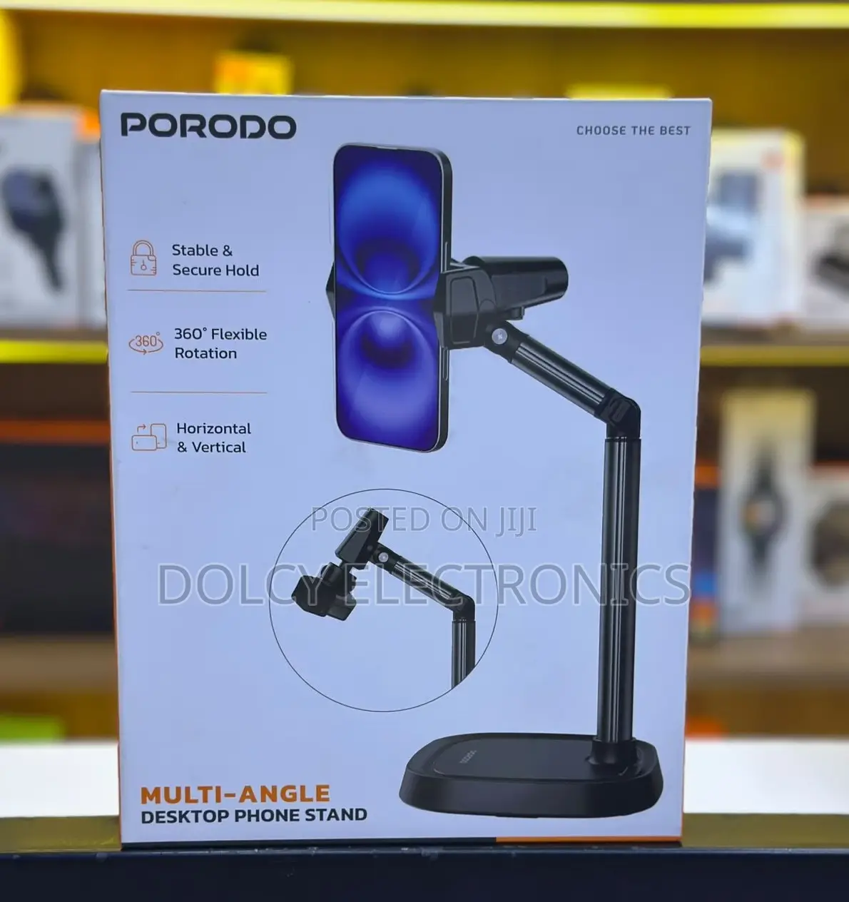 Porodo Multi-Angle Desktop Phone Stand