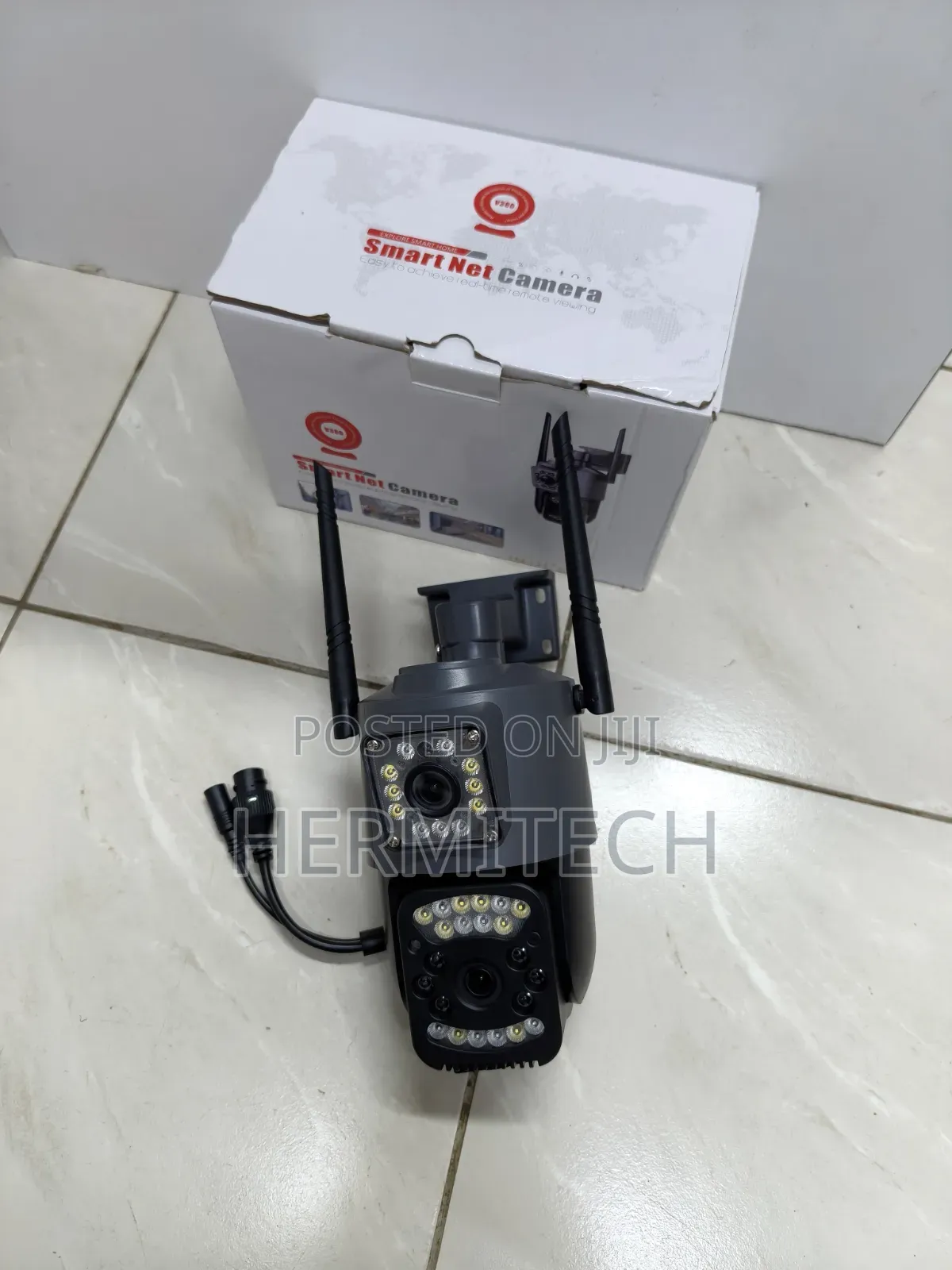 Dual Lens 4G Electric CCTV Camera for Gate Security