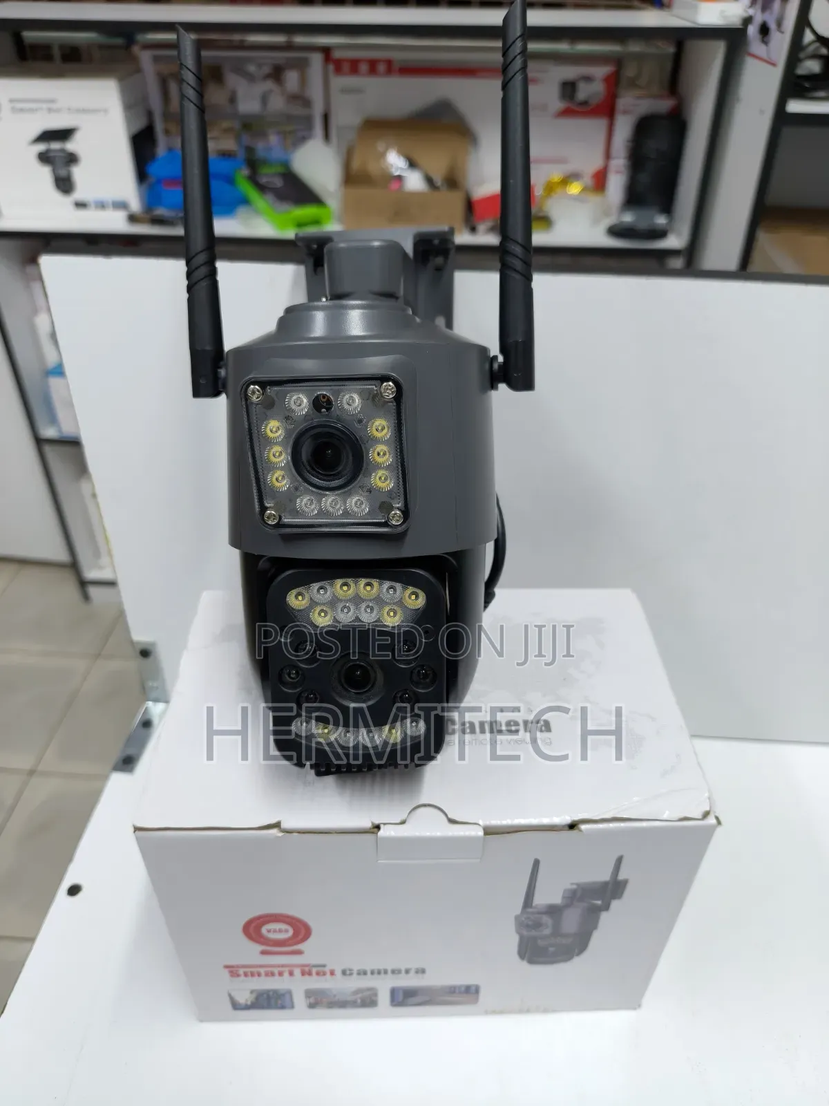 Dual Lens 4G Electric CCTV Camera for Remote Property Checks