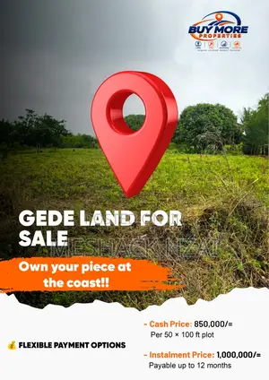 Gede 50 by 100 Ft Plots