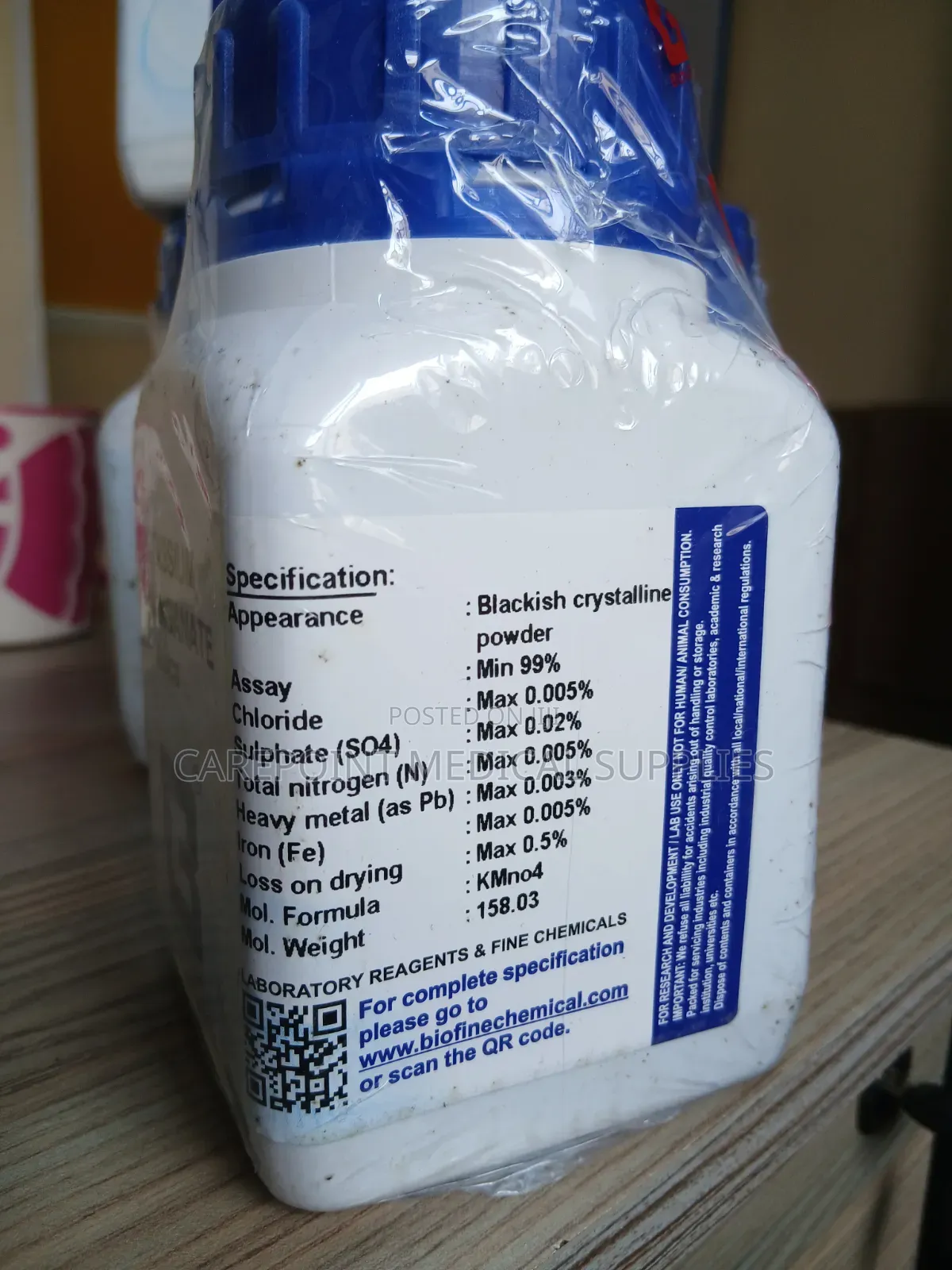 Potassium Permanganate 500mg