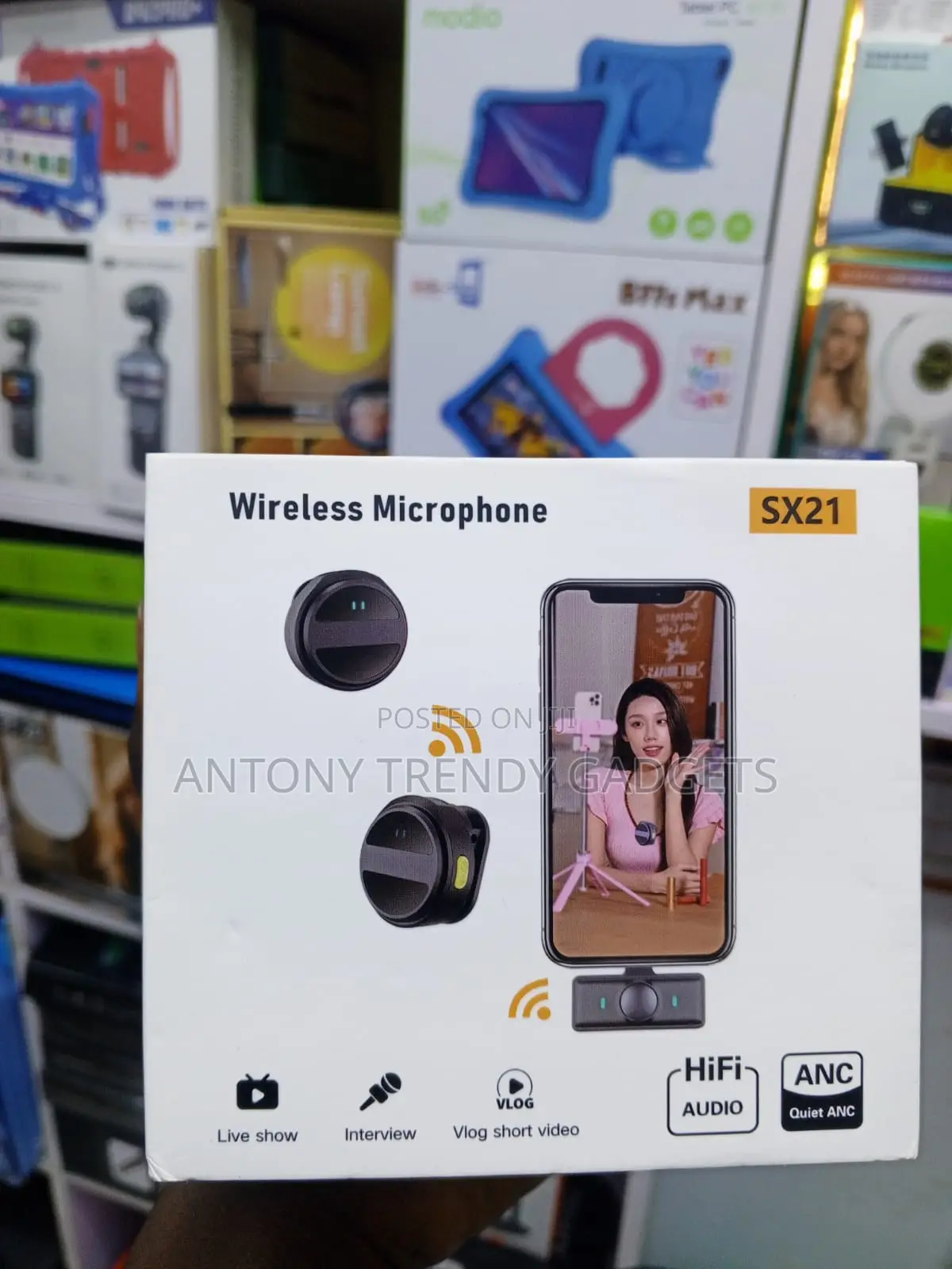 SX21 2.4GHz Wireless Microphone for TikTok and YouTube