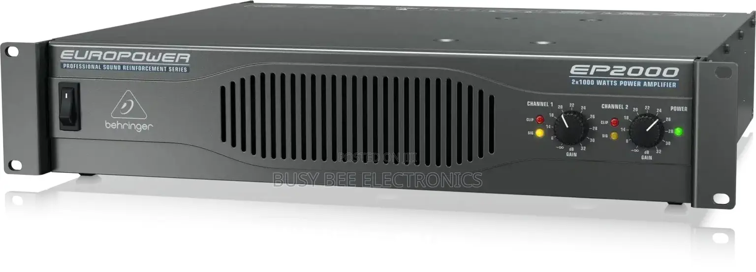 Behringer Europower EP2000 Professional Stereo Power Amplifier