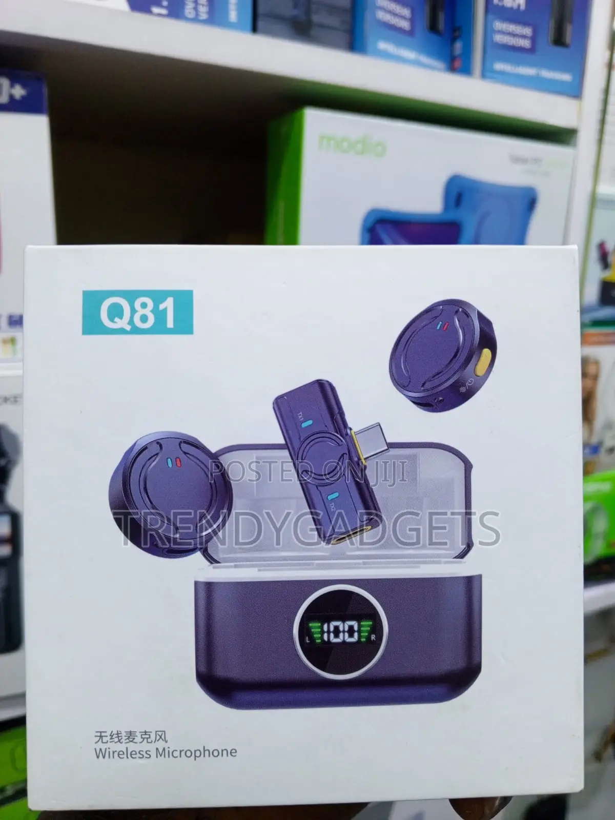 Q81 Dual Clip-on Microphone Kit for TikTok and YouTube