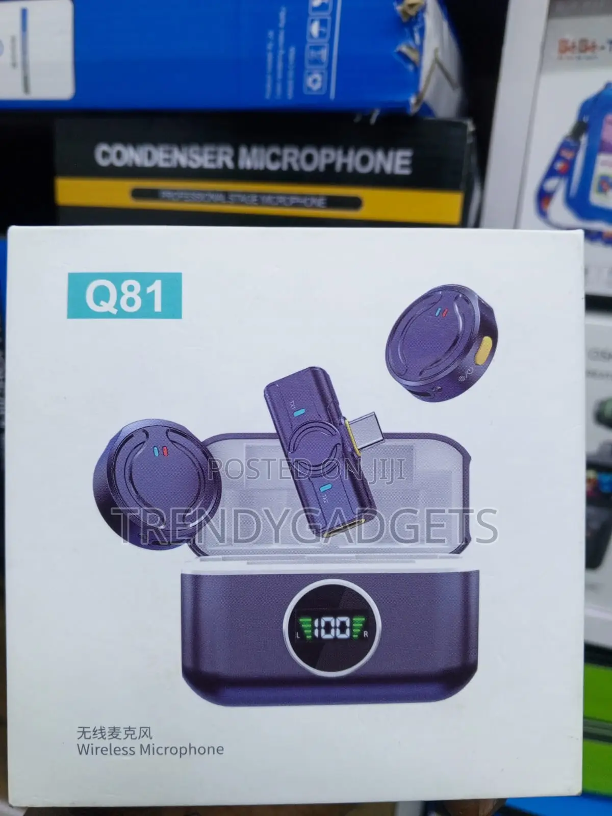 Q81 Dual Clip-on Microphone Kit for TikTok and YouTube