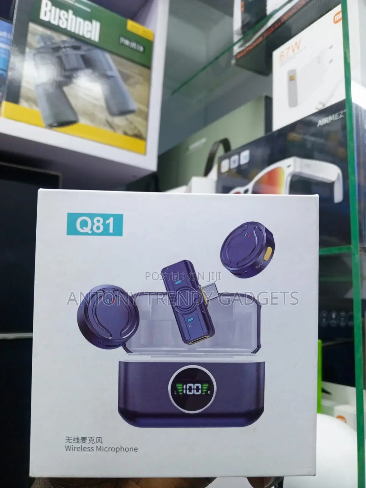 Q81 Magnetic Clip-on Microphone Set for TikTok and YouTube