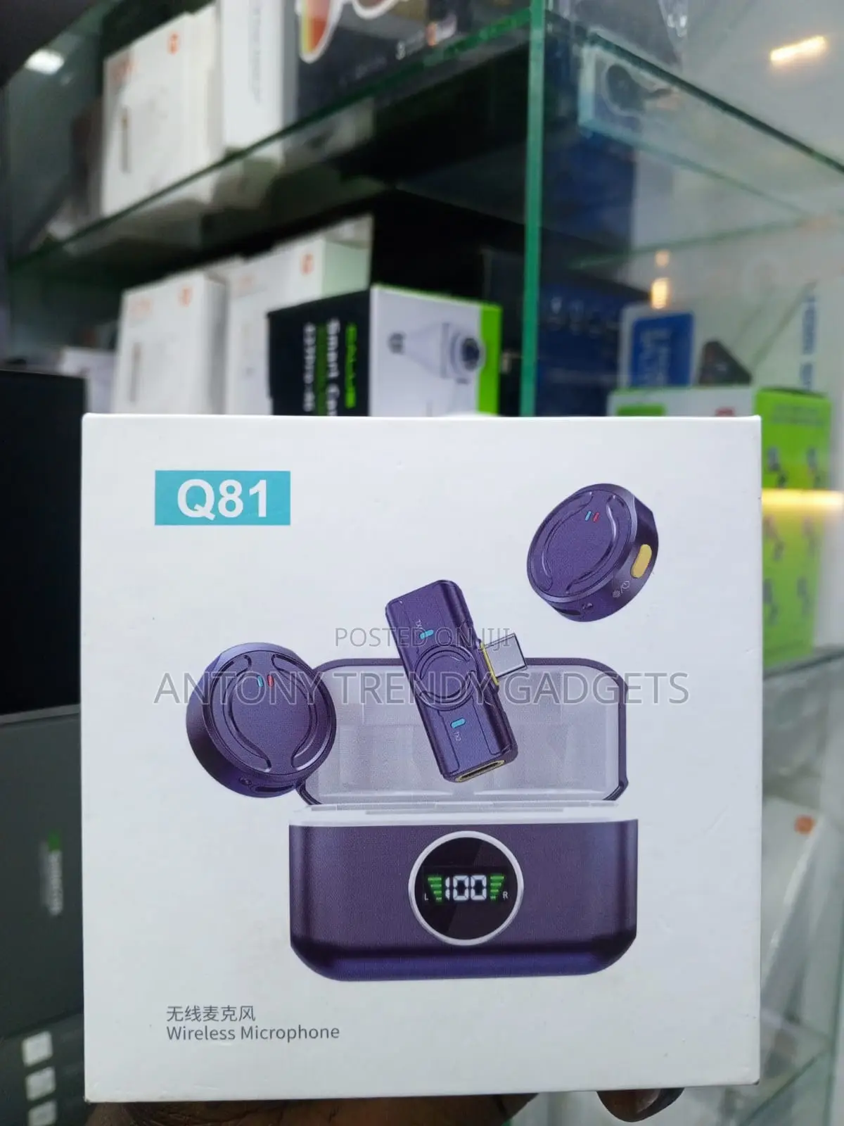 Q81 Magnetic Clip-on Microphone Set for TikTok and YouTube