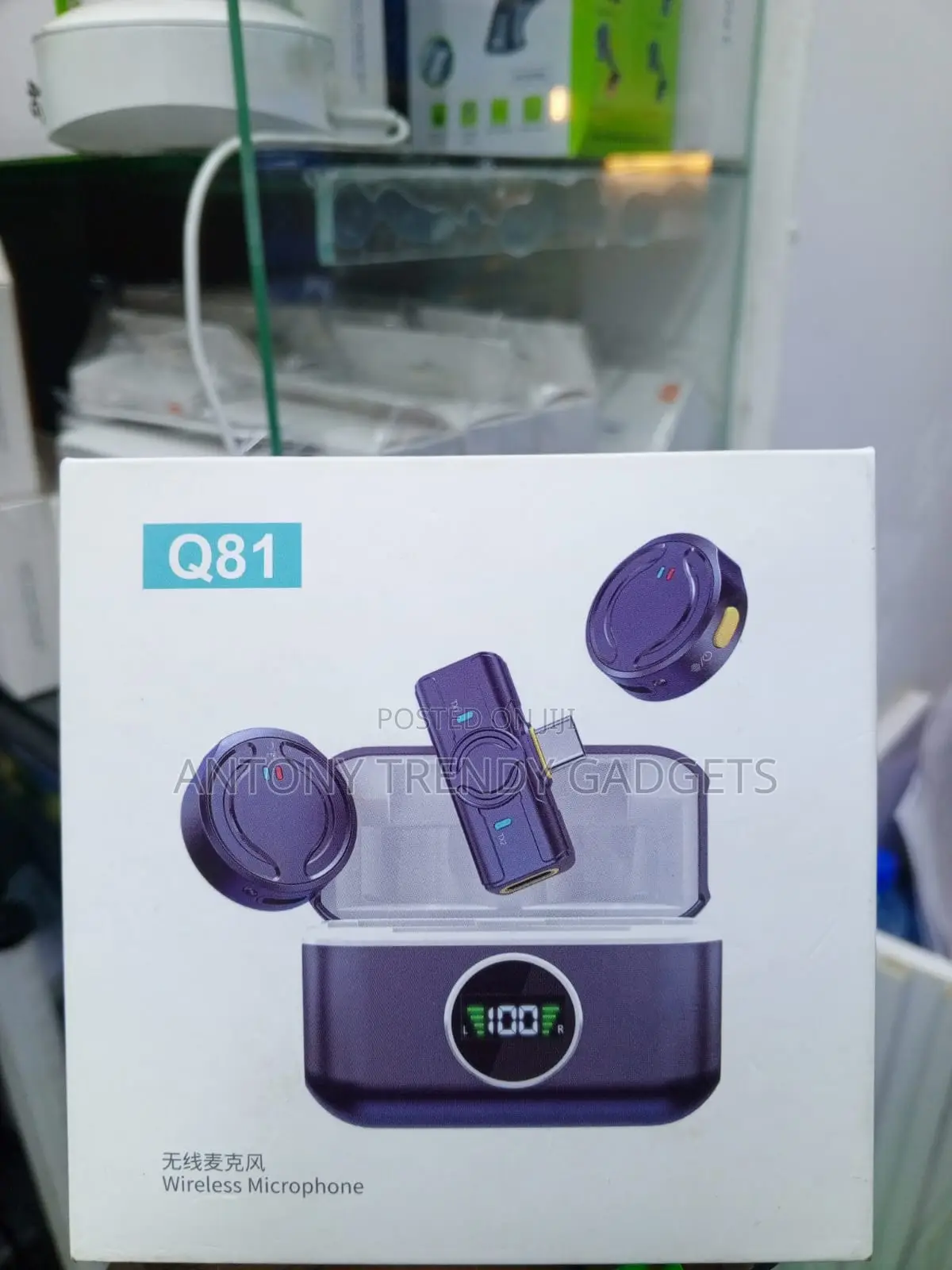 Q81 Dual Wireless Mic System for Interviews and Video Calls