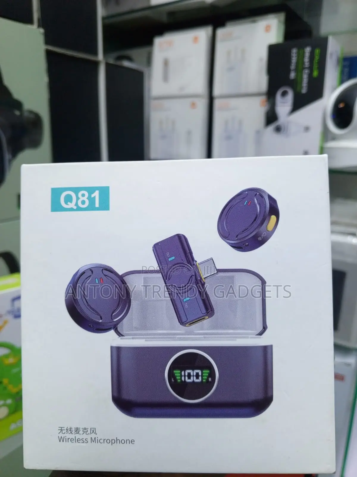 Q81 Dual Wireless Mic System for Interviews and Video Calls