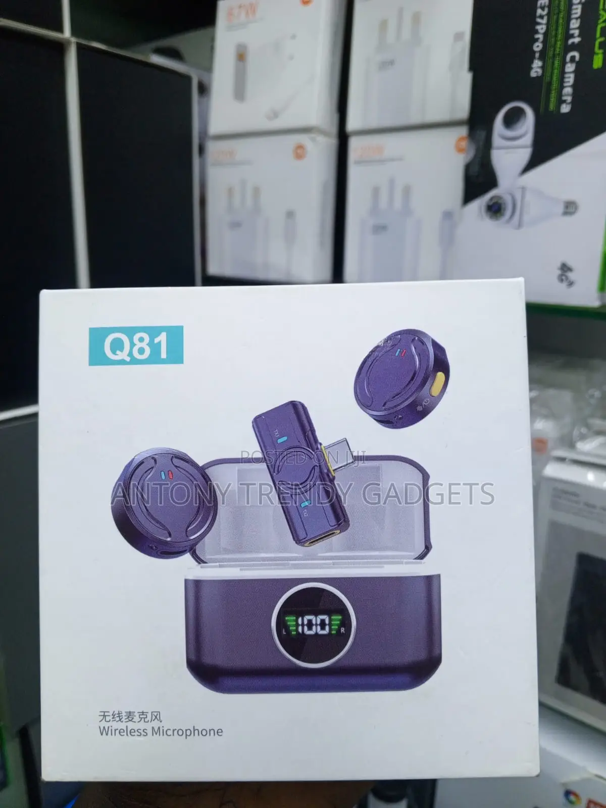 Q81 Dual Wireless Mic System for Interviews and Video Calls