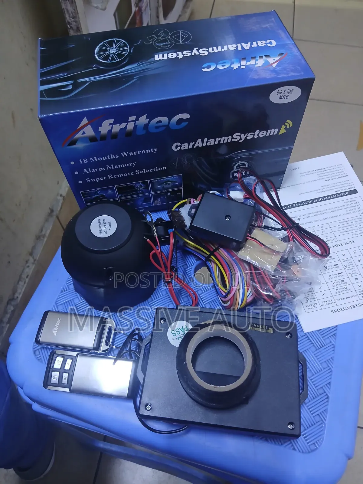 18 Month Warranty Anti Theft New Car Alarm System