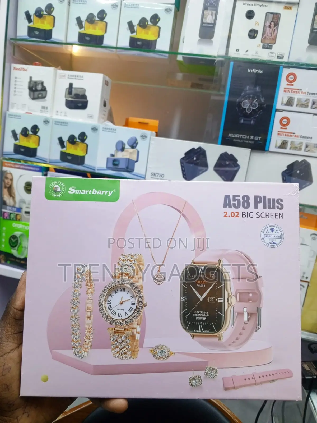 Smartbarry A58 Plus 2.02-Inch HD Bluetooth Calling Watch