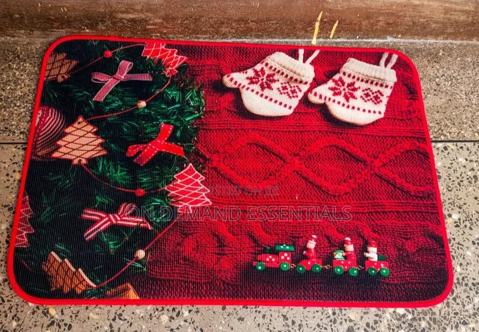 Xmass Themed Door Mat Size 40by60cm