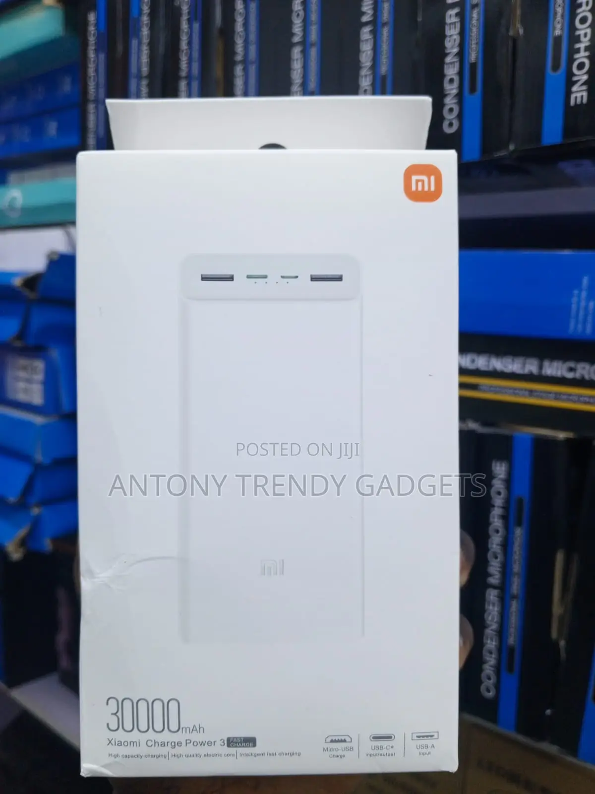 Xiaomi 30,000mAh Portable Charger With USB-C and USB-A