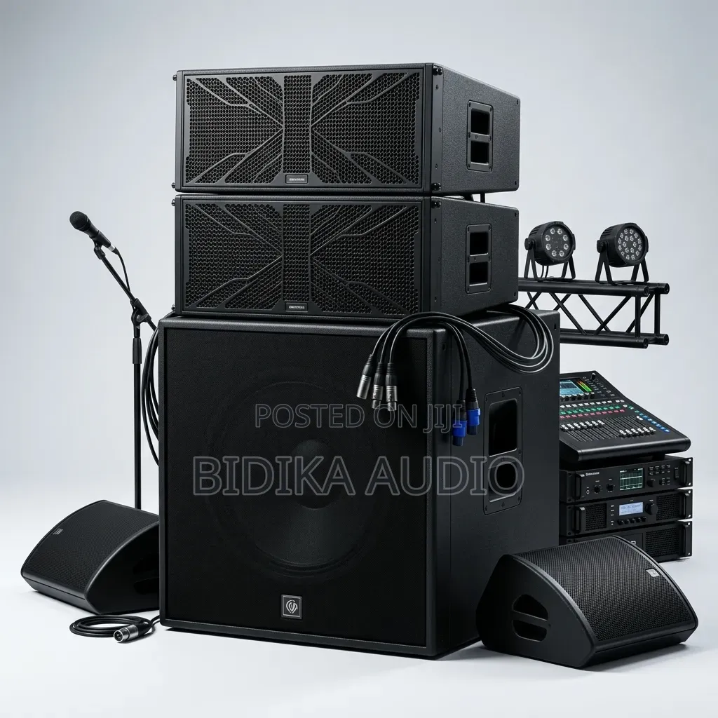 Complete Audio Package Available: Speakers, Stage