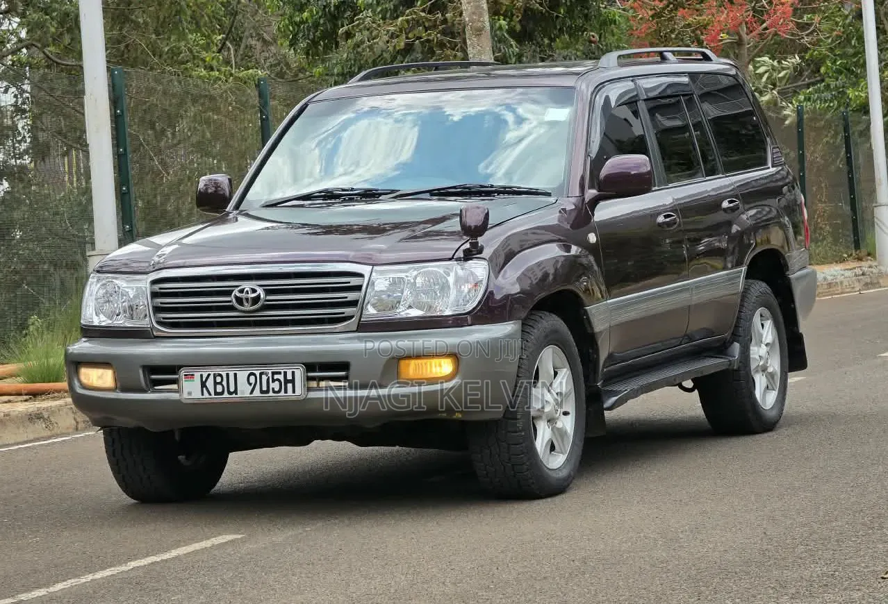 Toyota Land Cruiser 100 4.2 2006 Burgundy
