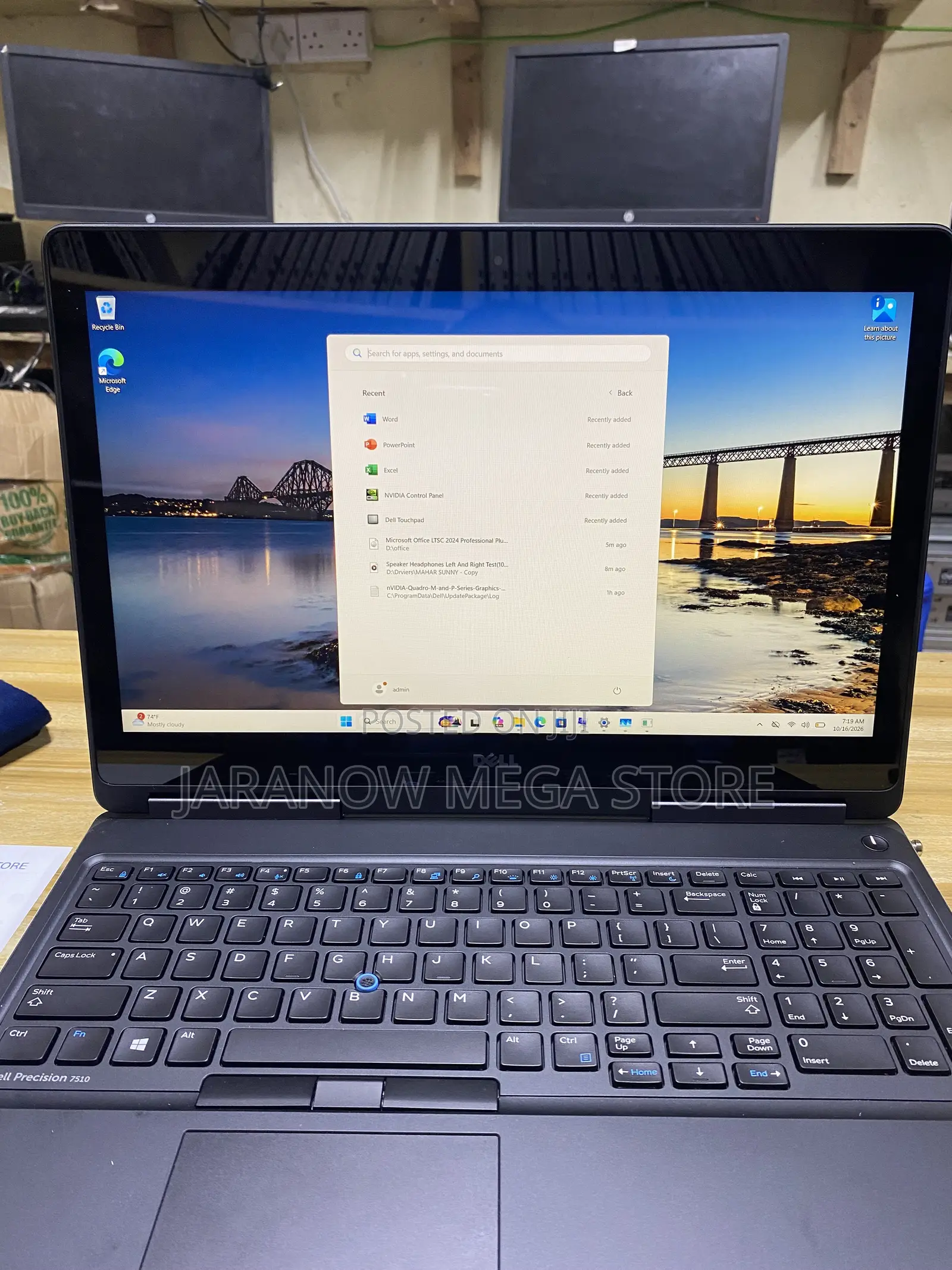 Laptop Dell Precision 7510 8GB Intel Core i7 SSD 512GB
