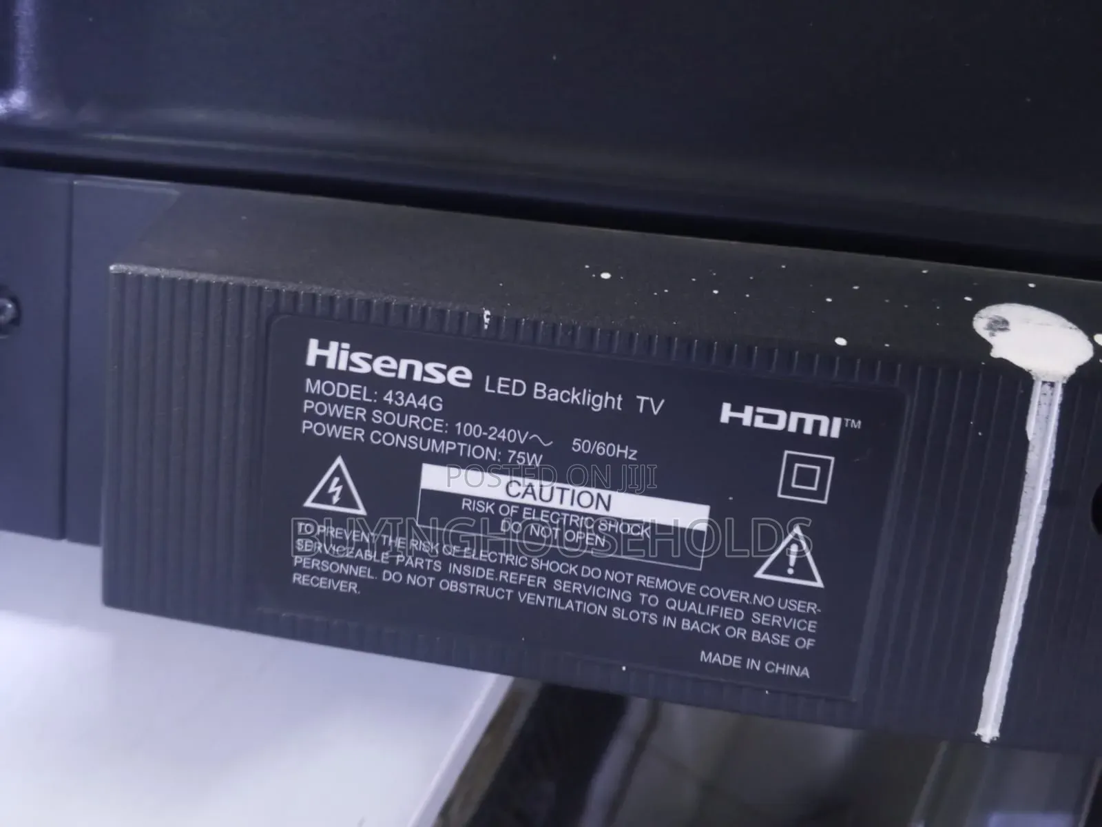 Hisense 43" Frameless A4G SMART TV