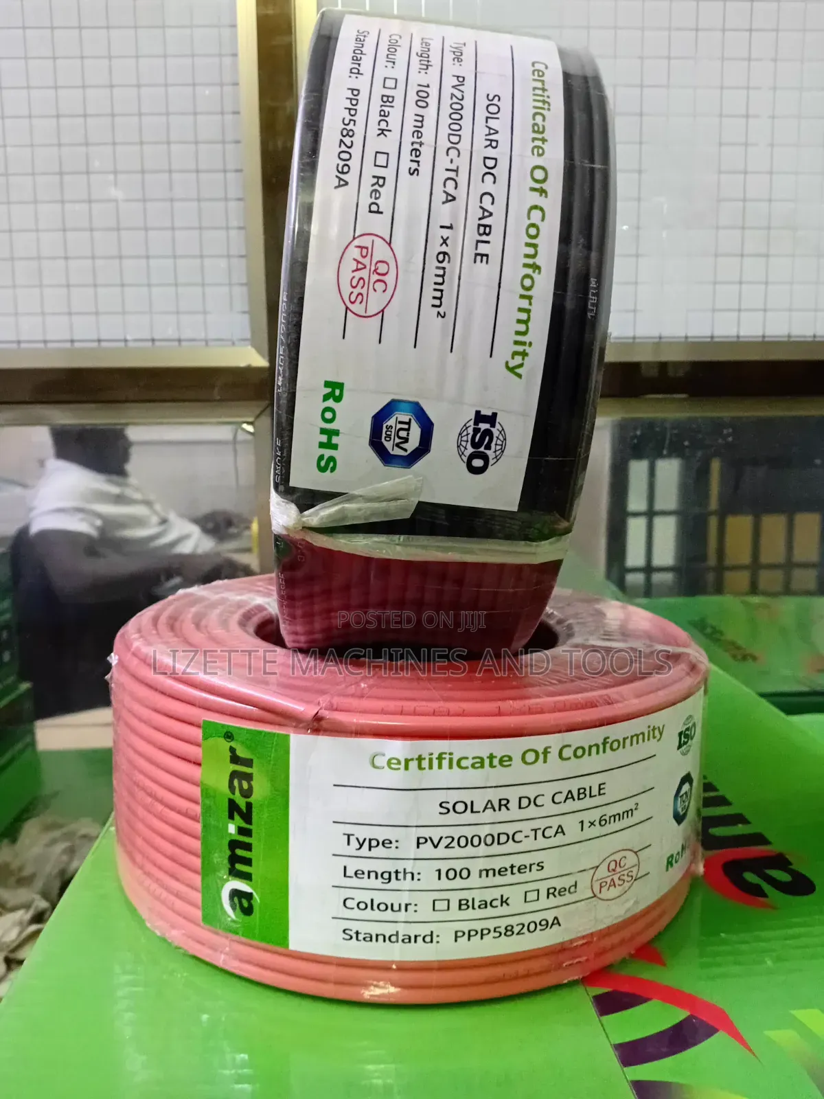 Amizar 6mm Pv Cable 100mtrs