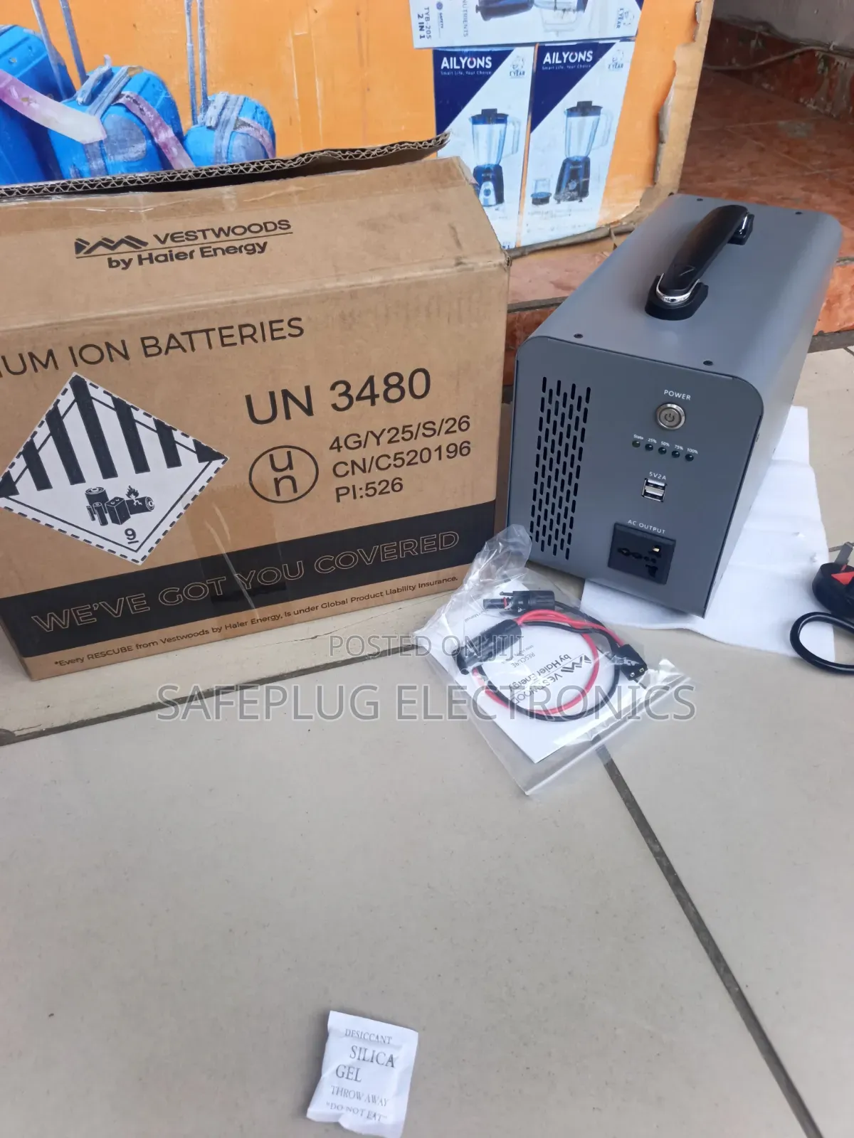 All-in-One Vestwoods Lithium Battery Solar Station – 500W Output