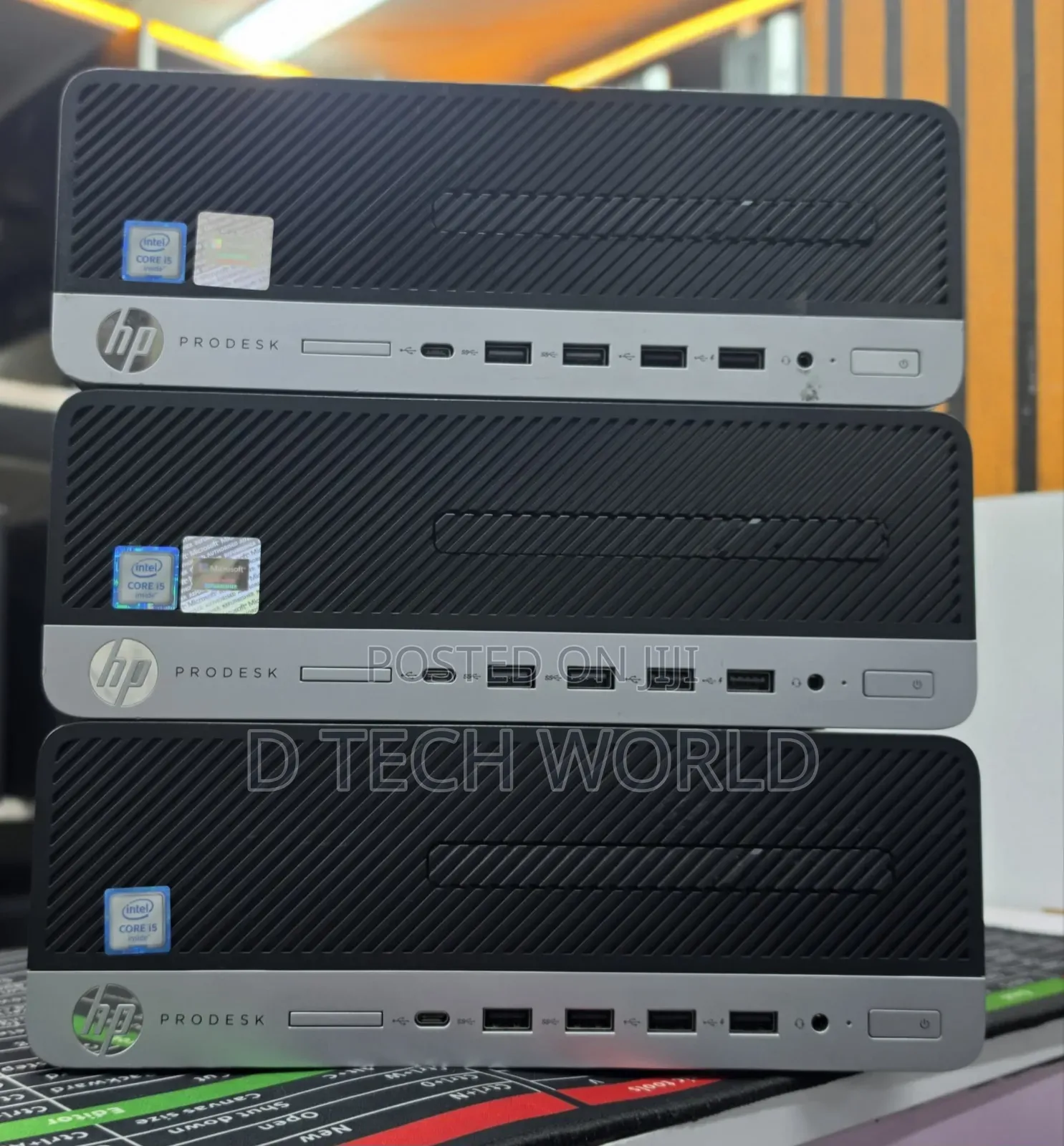 Desktop Computer HP ProDesk 600 G3 8GB Intel Core i5 SSD 256GB