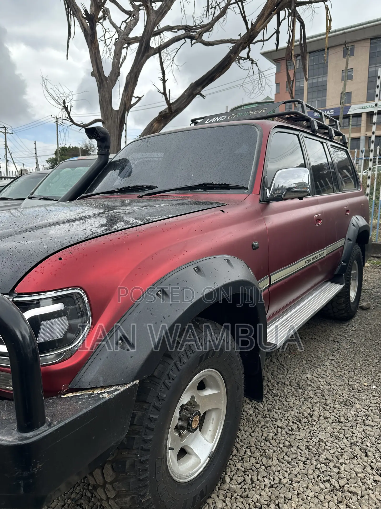 Toyota Land Cruiser 1992 Red