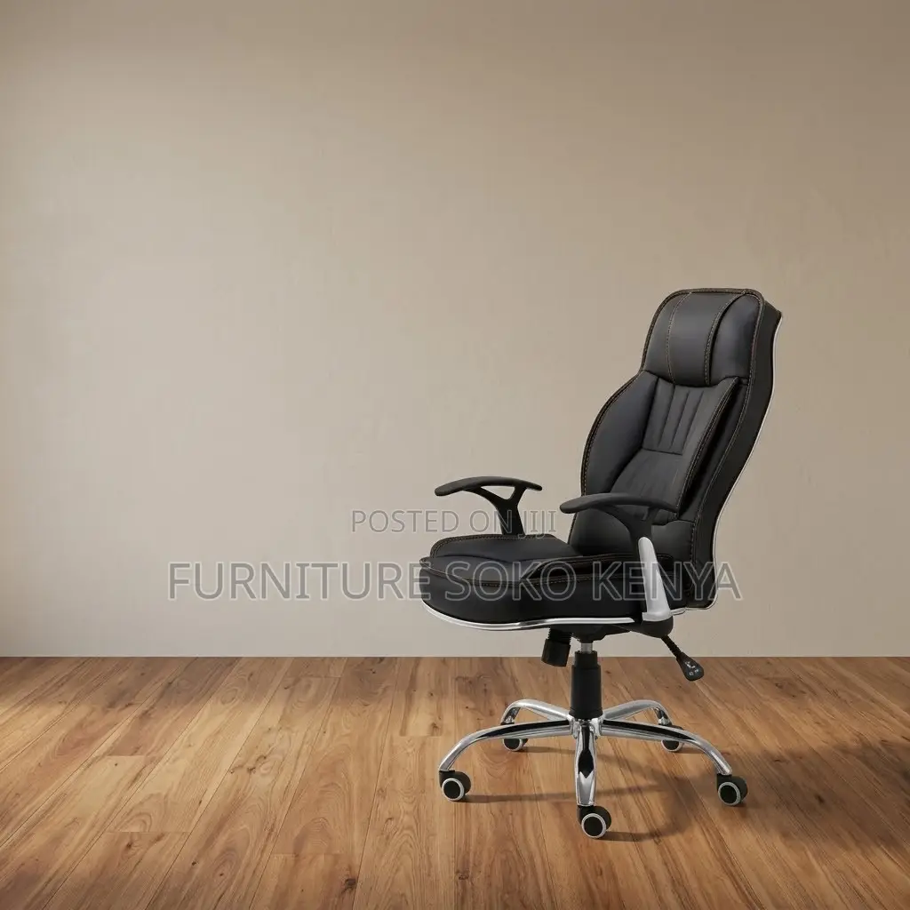 Office Chairs; High Backrest Leather Reclining Office Seat