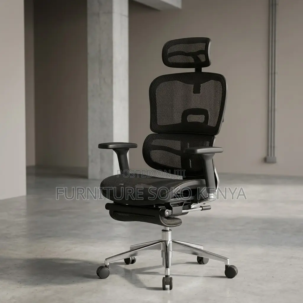 Office Chairs; Executive High Backrest Chair With Footrest