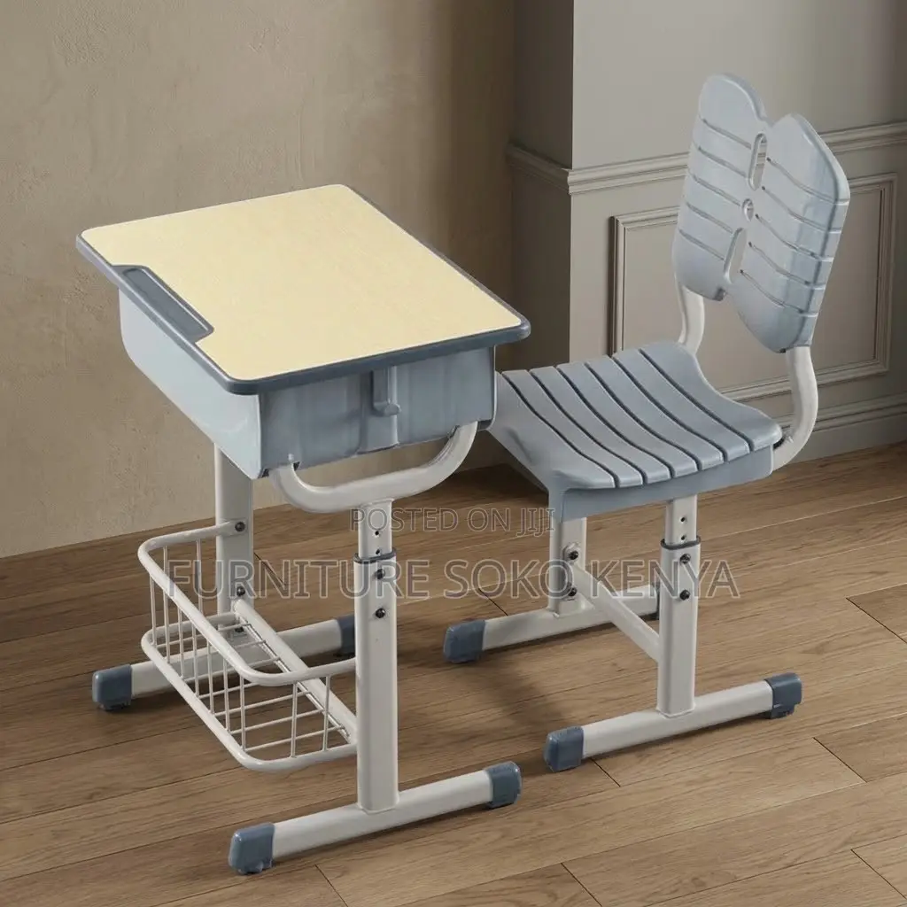 Home Desk; Adjustable Kids Learning Desk Chair Set