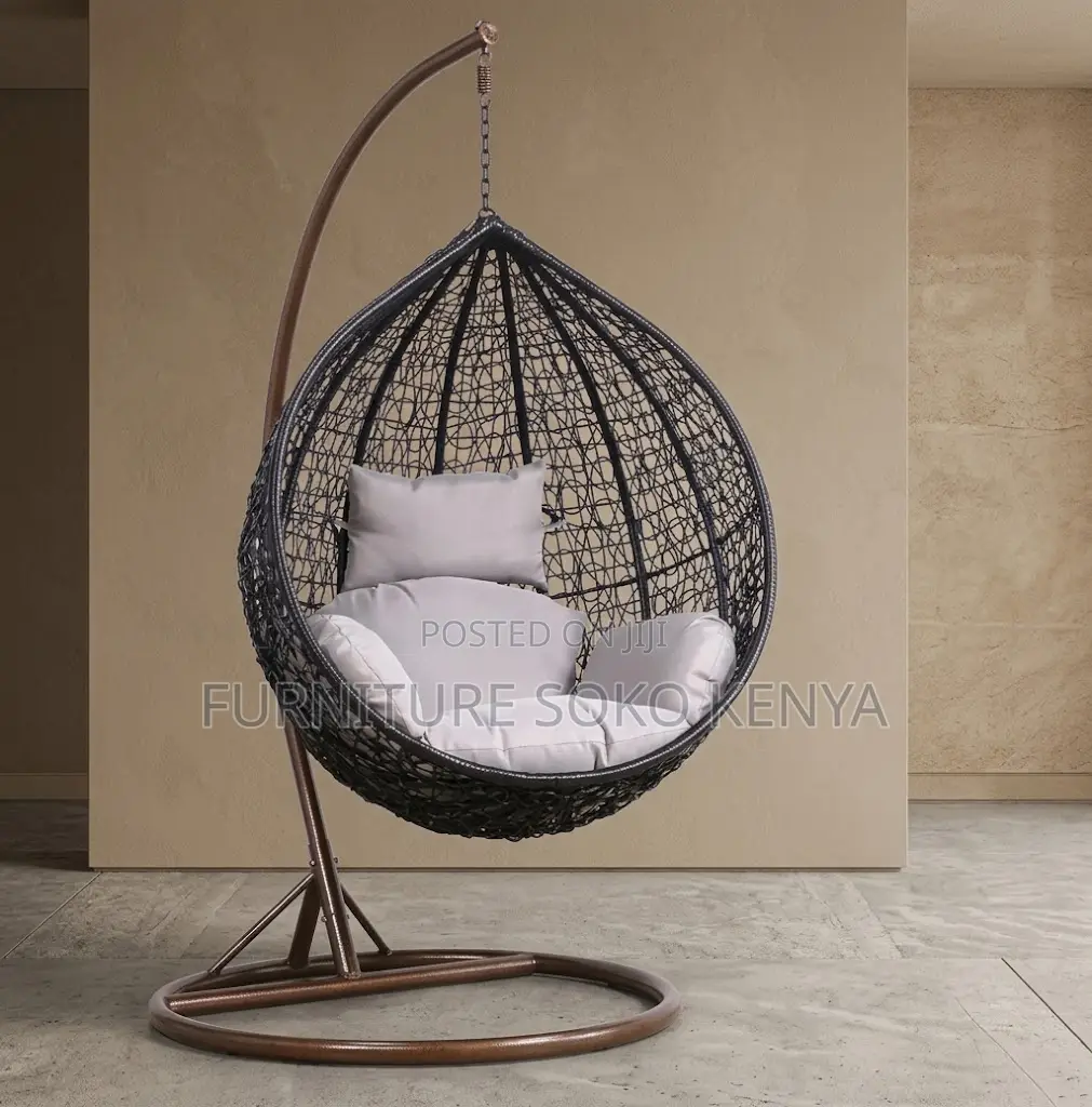 Home Chairs; Swivel Hanging Hammock Rattan Chair