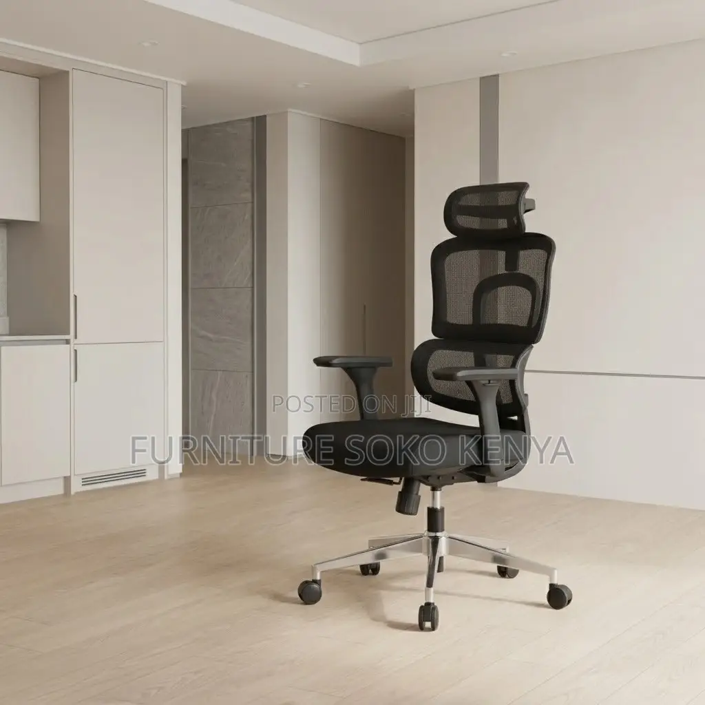 Office Chairs; Adjustable Orthopedic Recliner Fabric Chair