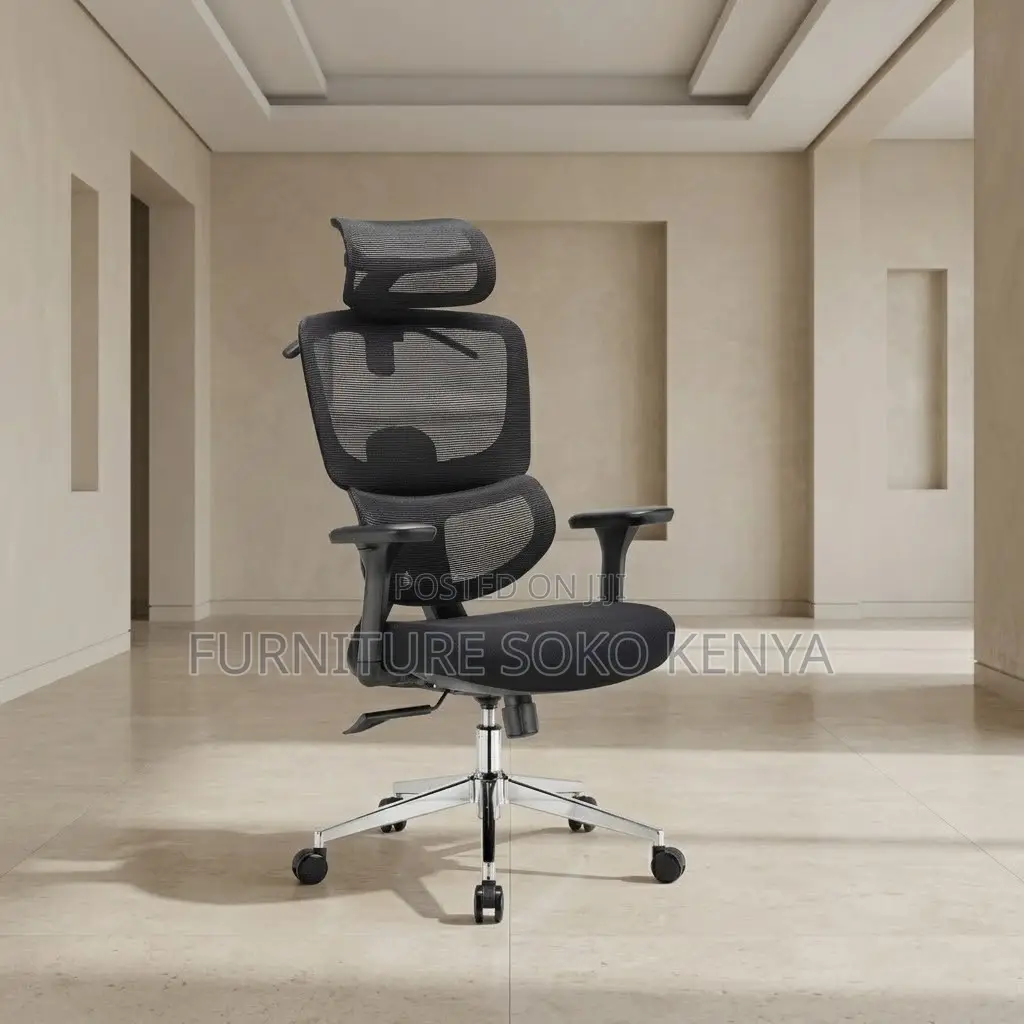 Office Chairs; Adjustable Orthopedic Recliner Fabric Chair